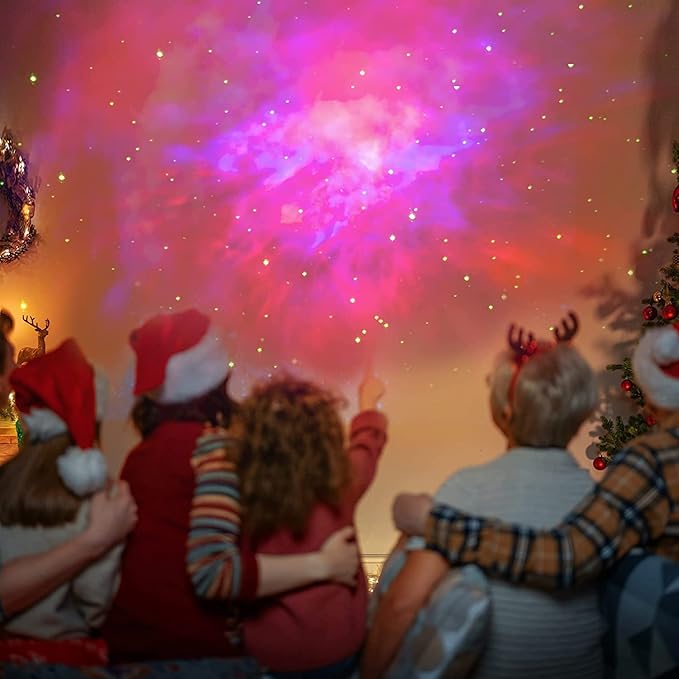 SFOUR Astronaut Galaxy Projector Night Light,Lights for Bedroom,Kids Room Decor Aesthetic, Adjustable Head Angle,Gift for Kids Adults Home Party Ceiling Decor,Christmas Gift