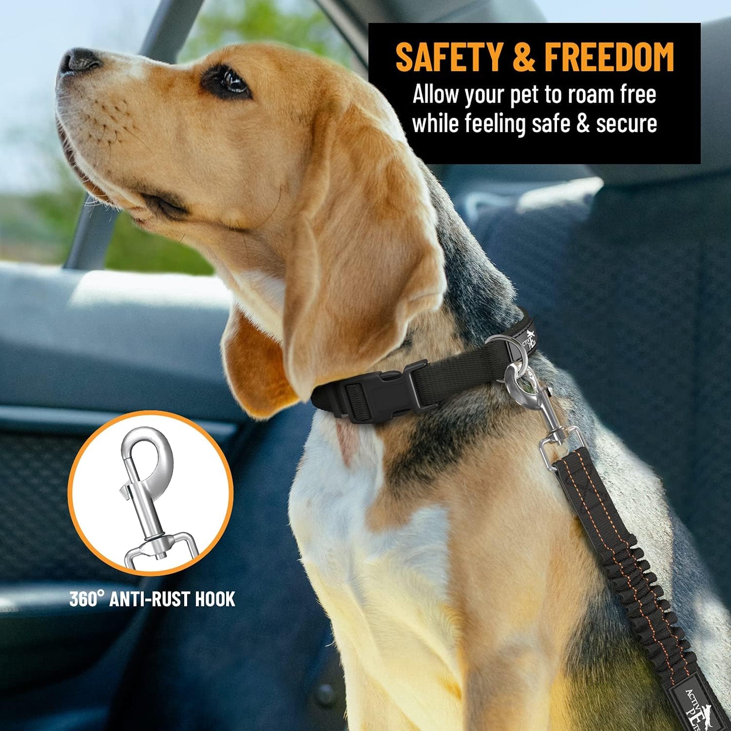 Adjustable Dog Car Seat Belt for Safe Travel