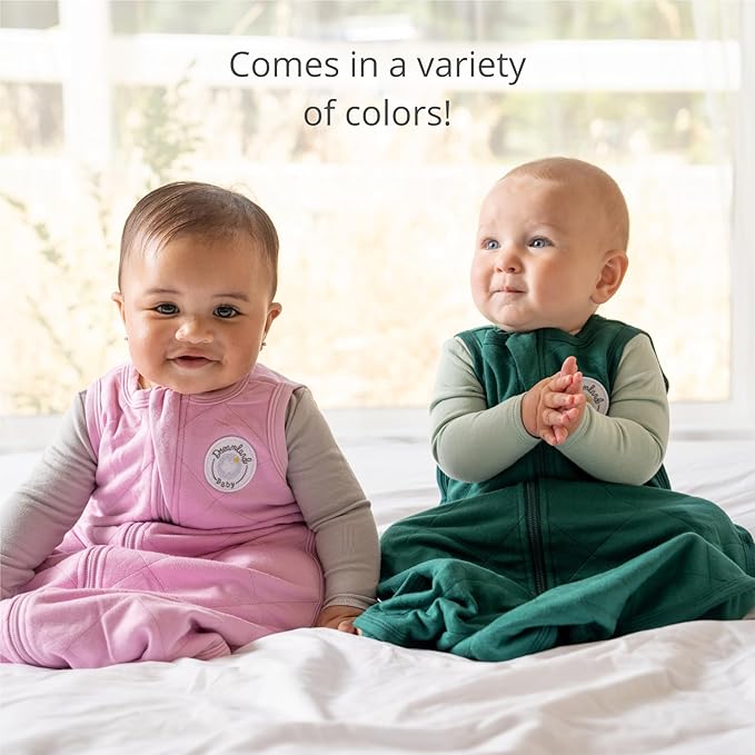 Dreamland Baby Lightweight Bamboo Viscose Sleep Sack (24-36 months). 1.0 TOG Ultra Soft Blanket w/ 2-Way Zipper. 95% Viscose, 5% Spandex (Rose). Mom-Owned US Business, Premium Materials
