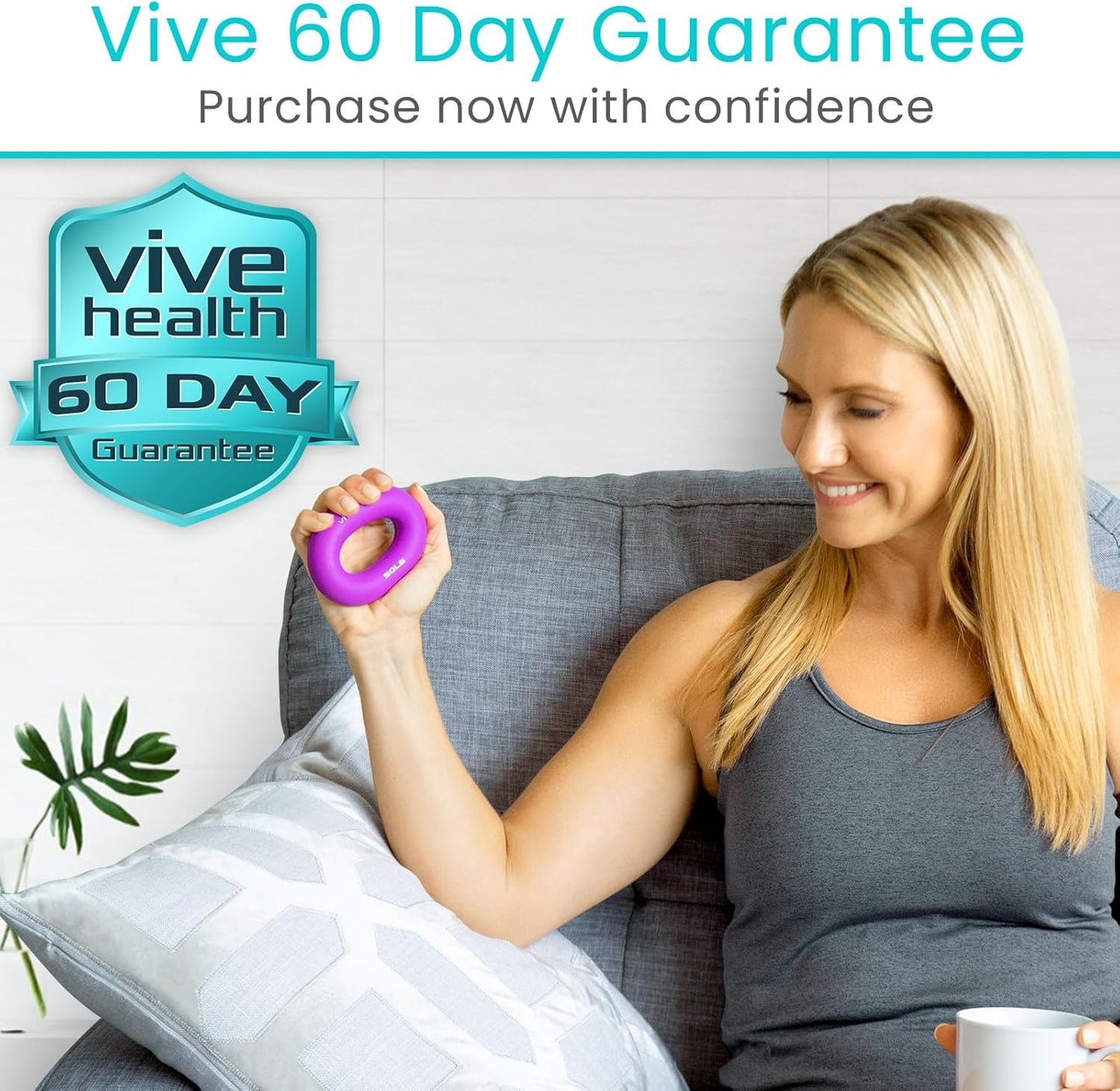 Hand Grip Strengthener Ring – Finger & Forearm Training Tool