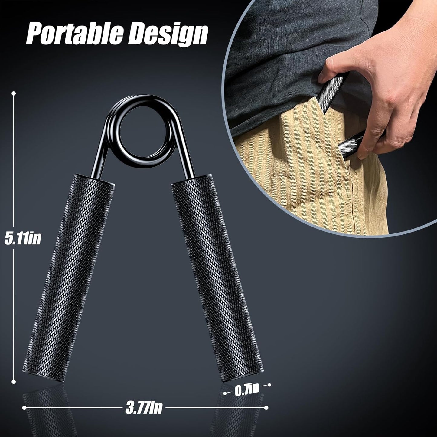 Adjustable Hand Grip Strength Trainer for Forearm Workout