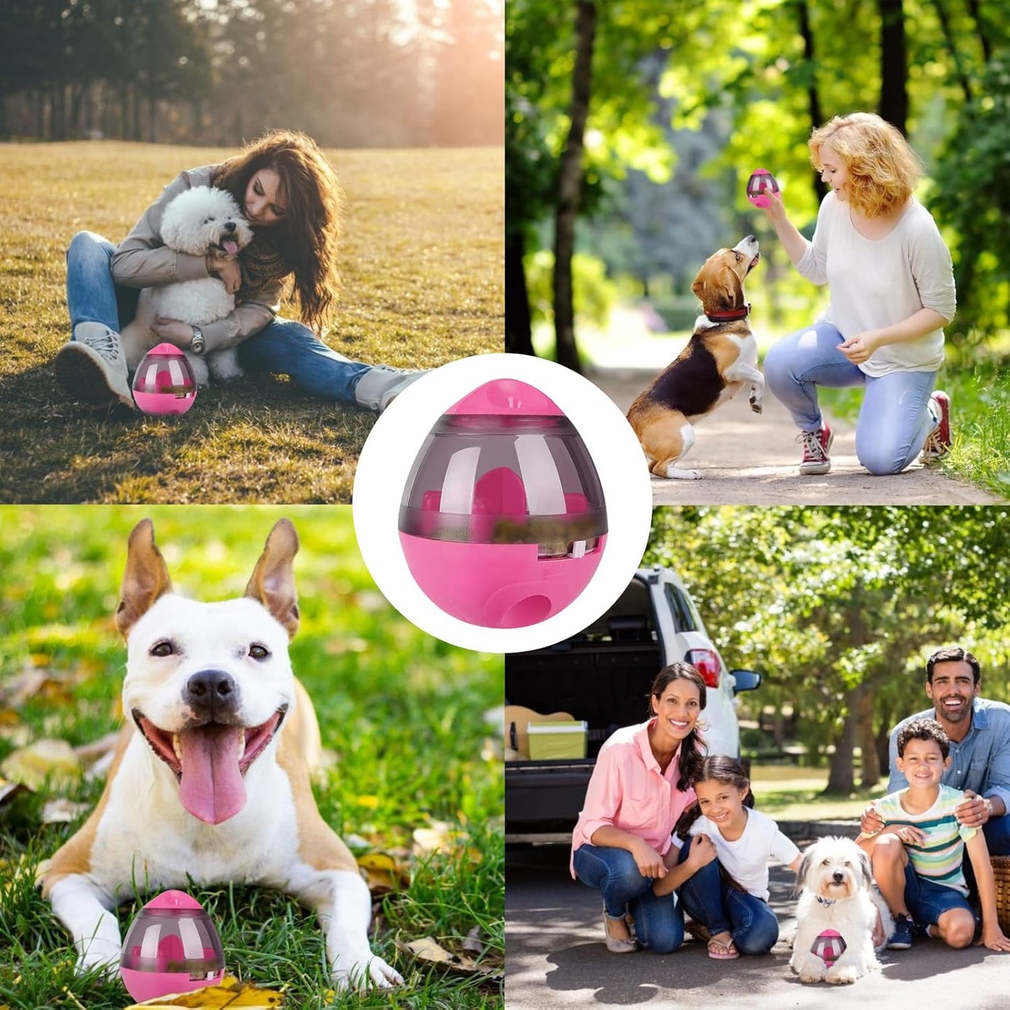 Automatic Pet Slow Feeder Treat Ball – Interactive Dog Toy