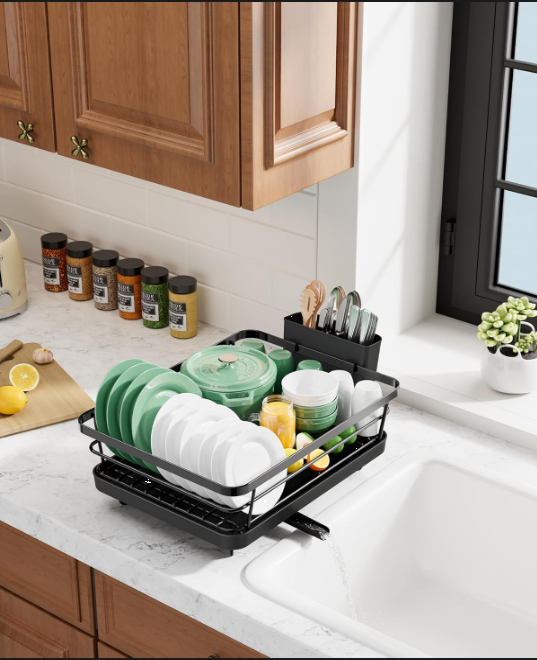 Kitchen Counter Dish Drying Rack