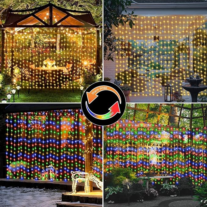 LED Curtain String Lights – Party Backdrop Decoration Lights