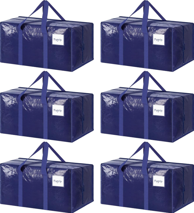 Heavy Duty Moving & Storage Bags (6-Pack)