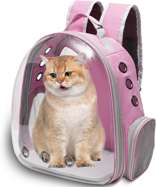 Portable Bubble Pet Carrier Backpack 🎒🐱