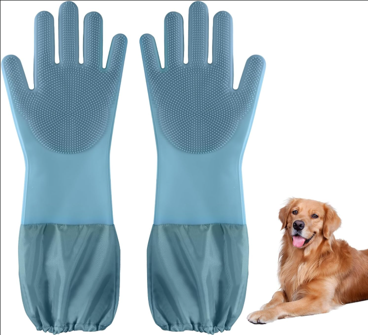 Dog Grooming Bath Gloves for Pets