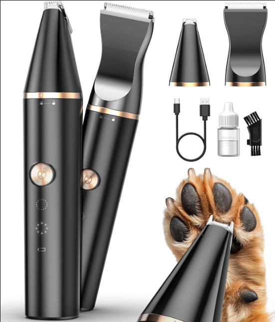 Waterproof 2-Speed Pet Paw Trimmer