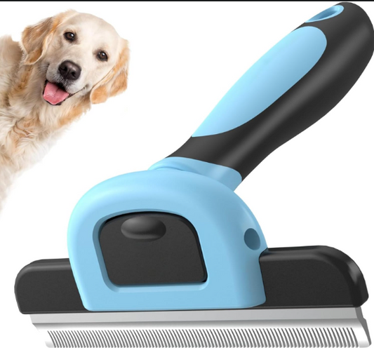 Pet Deshedding Brush for Dogs & Cats