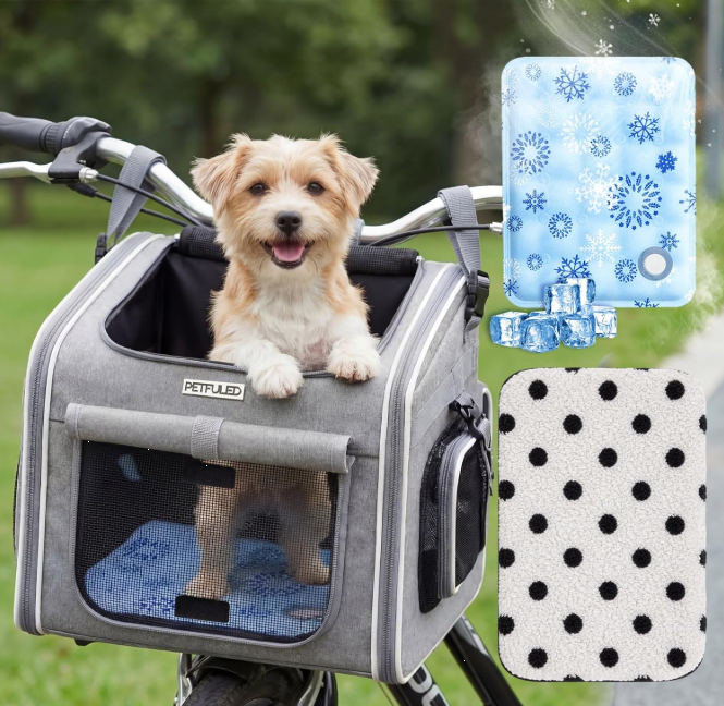 Pet Bike Carrier Basket for Travel 🚲🐶