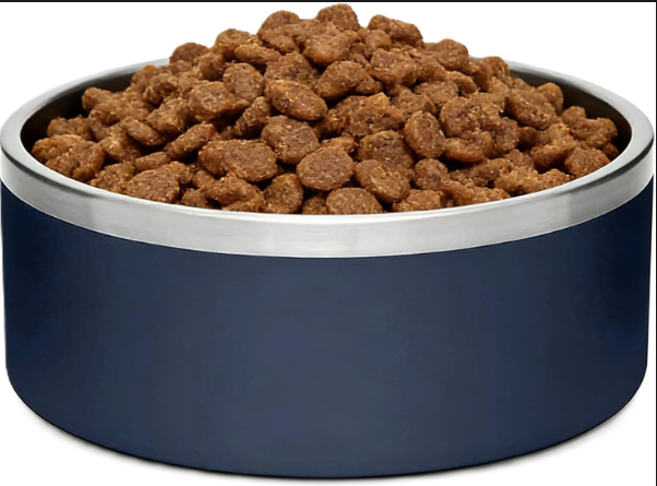 Stainless Steel Pet Bowl with Non-Slip Base for Cats & Dogs