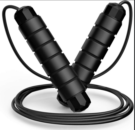 Adjustable Speed Jump Rope with Ball Bearings for Fitness Training