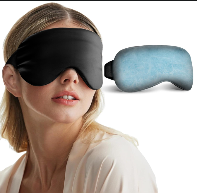 Cooling Gel Eye Mask for Sleep, Travel & Relaxation