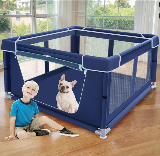 Portable Indoor Puppy Playpen