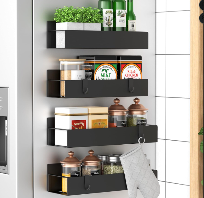 Magnetic Spice Rack Organizer Set