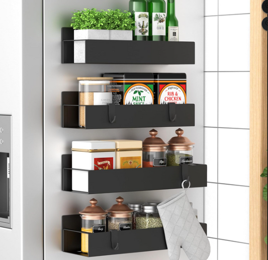 Magnetic Spice Rack Organizer Set