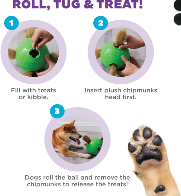 Interactive Snuffle Treat Puzzle Ball for Dogs