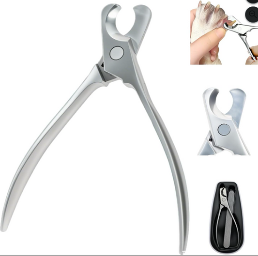 Heavy Duty Stainless Steel Pet Nail Clippers for Dogs & Cats