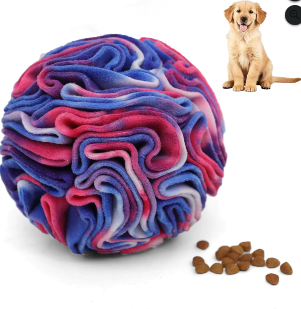Interactive Snuffle Ball for Dogs – Treat Dispensing Puzzle Toy