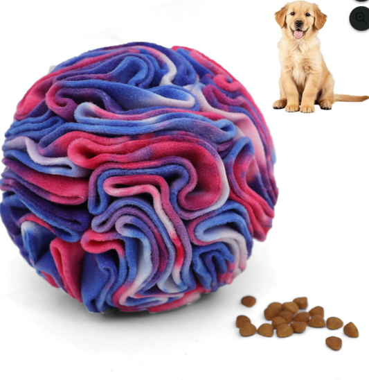 Interactive Snuffle Ball for Dogs – Treat Dispensing Puzzle Toy