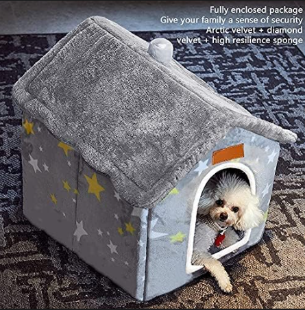 Cozy Indoor Pet House Bed