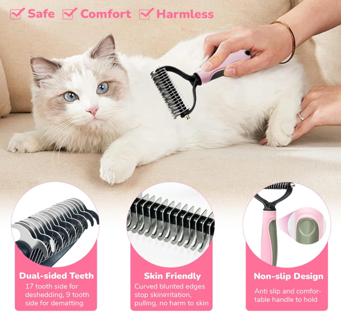 9-Piece Pet Grooming Kit for Dogs & Cats