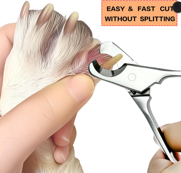 Heavy Duty Stainless Steel Pet Nail Clippers for Dogs & Cats