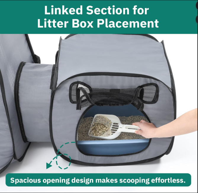 Portable Foldable Cat Playpen Tent