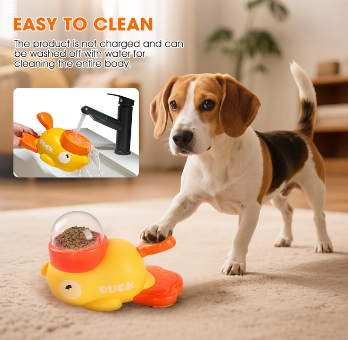Interactive Dog Treat Dispenser – Press & Reward Feeding Toy