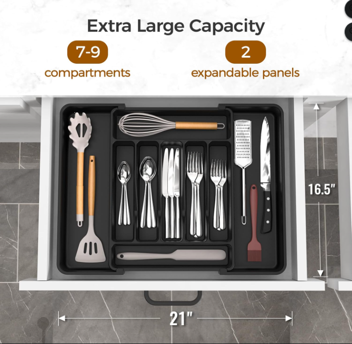 Expandable Kitchen Drawer Organizer