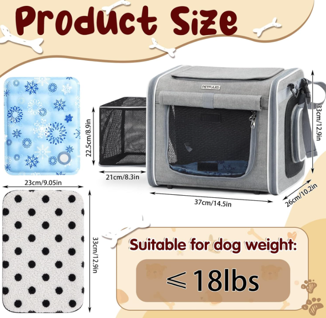 Pet Bike Carrier Basket for Travel 🚲🐶