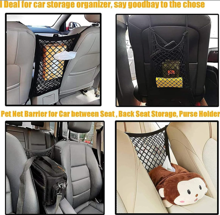Pet Car Safety Net Barrier 🚗🐶