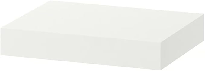 White Floating Shelves for Wall Set of 4, 11" White Shelves for Home Decor, Frame Display Wall Mounted Floating Shelf for Living Room, Bedroom, Bathroom, Kitchen