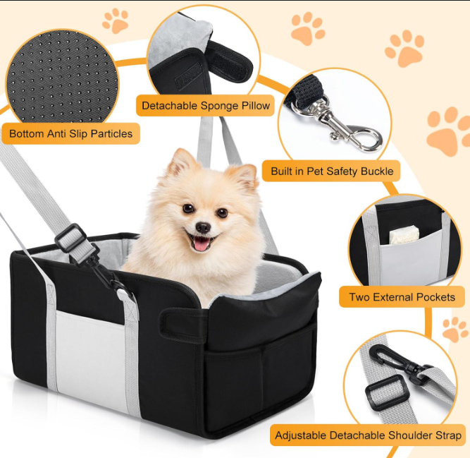 Portable Pet Booster Car Seat 🚗🐶