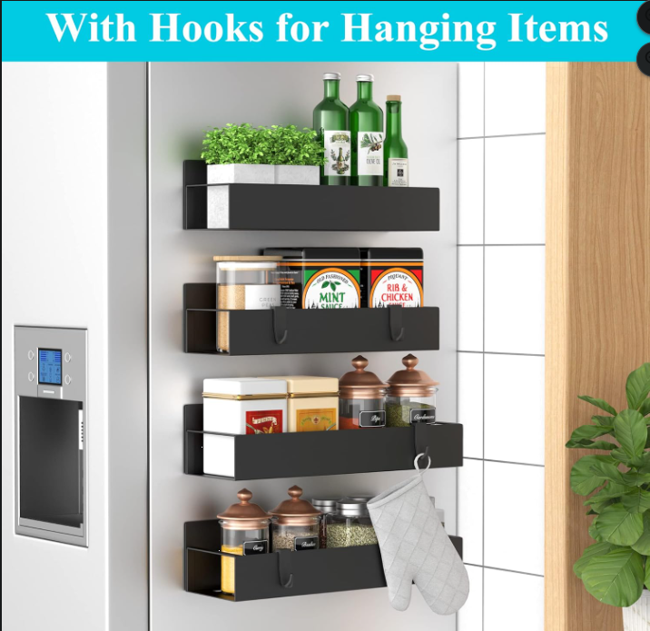 Magnetic Spice Rack Organizer Set