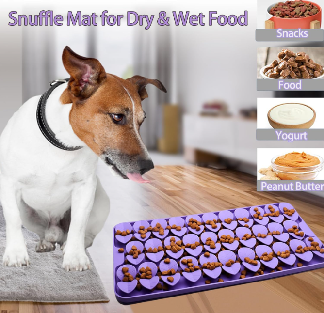 Silicone Slow Feeder Snuffle Mat for Dogs