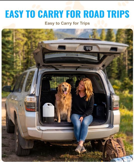 Portable Gravity Dog Water Dispenser 128oz