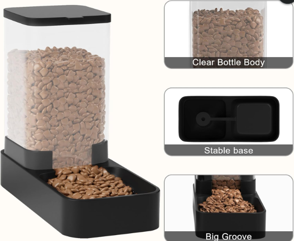 Automatic Pet Feeder & Water Dispenser Set for Cats and Dogs