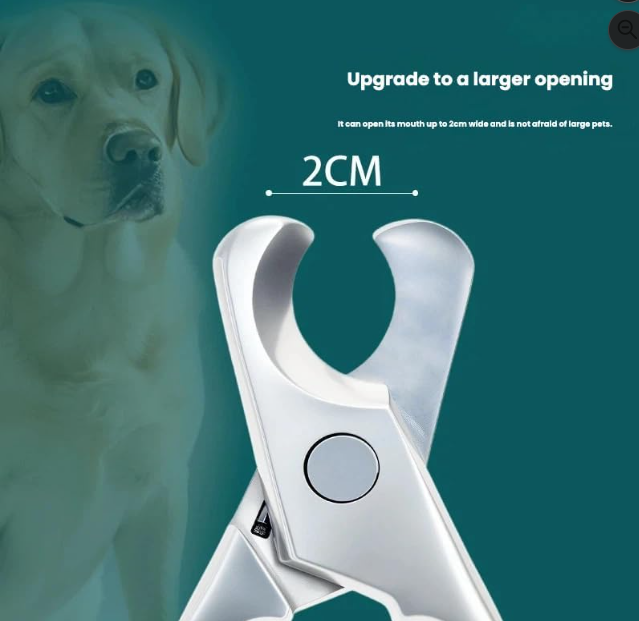 Heavy Duty Stainless Steel Pet Nail Clippers for Dogs & Cats