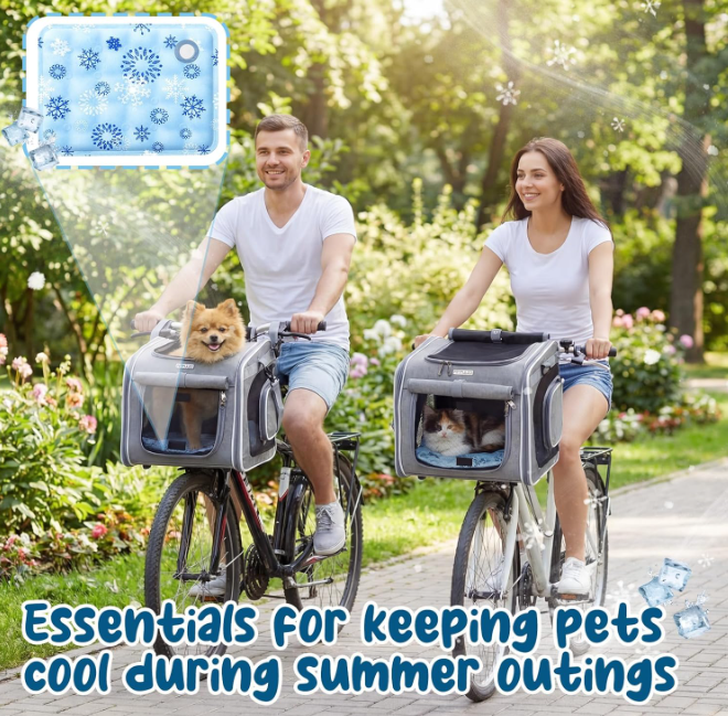 Pet Bike Carrier Basket for Travel 🚲🐶