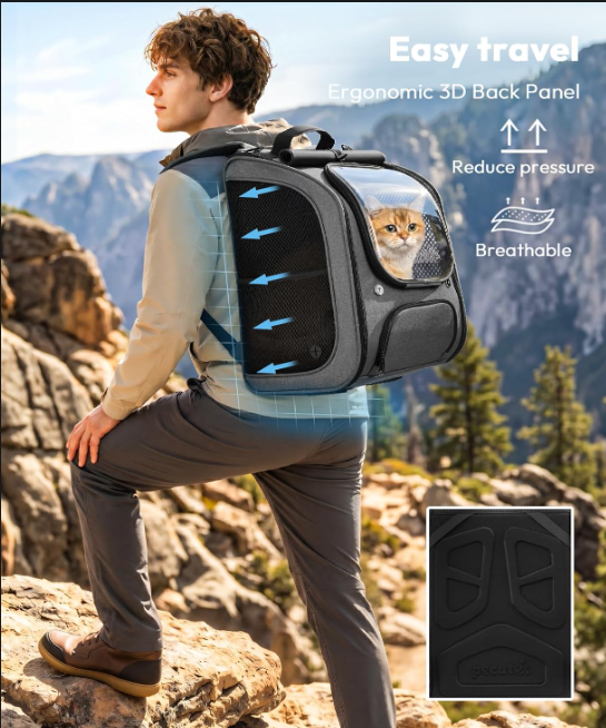 Portable Pet Bubble Backpack Carrier 🎒🐱