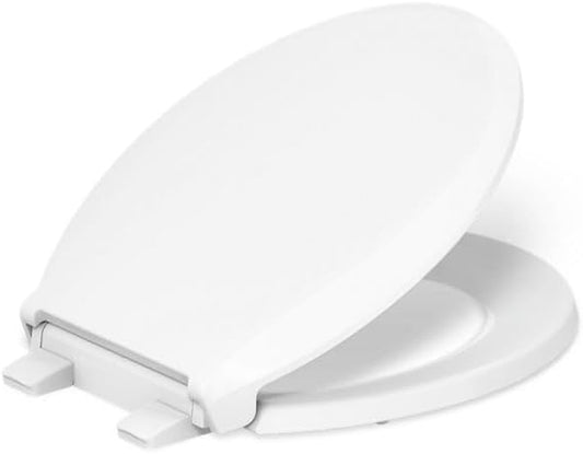 KOHLER 4639-RL-0 Cachet ReadyLatch Round Toilet Seat Soft Close, White