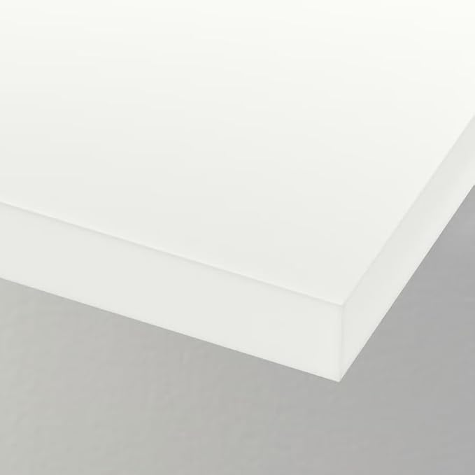 White Floating Shelves for Wall Set of 4, 11" White Shelves for Home Decor, Frame Display Wall Mounted Floating Shelf for Living Room, Bedroom, Bathroom, Kitchen