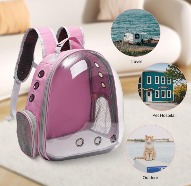 Portable Bubble Pet Carrier Backpack 🎒🐱