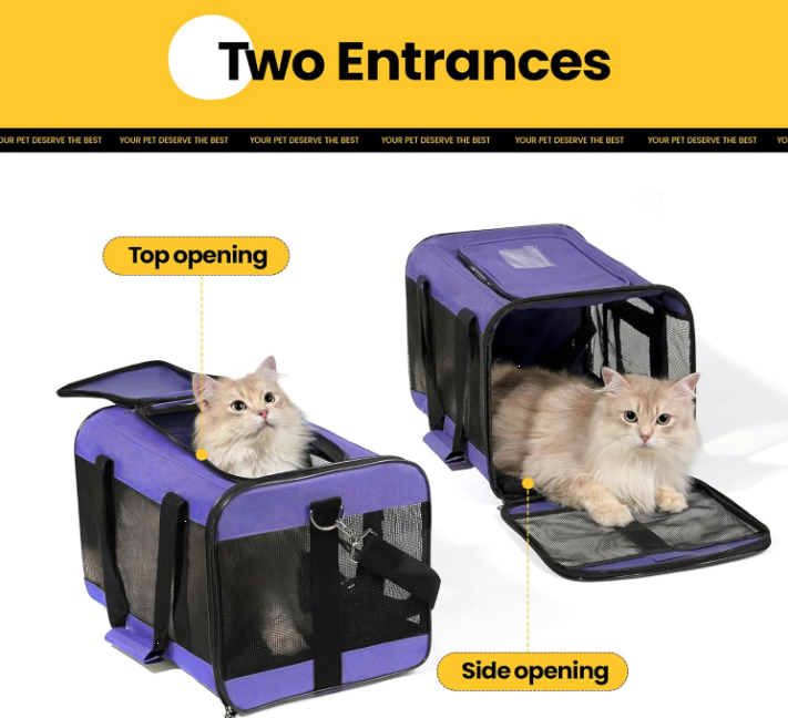 Airline Approved Soft Pet Carrier Bag