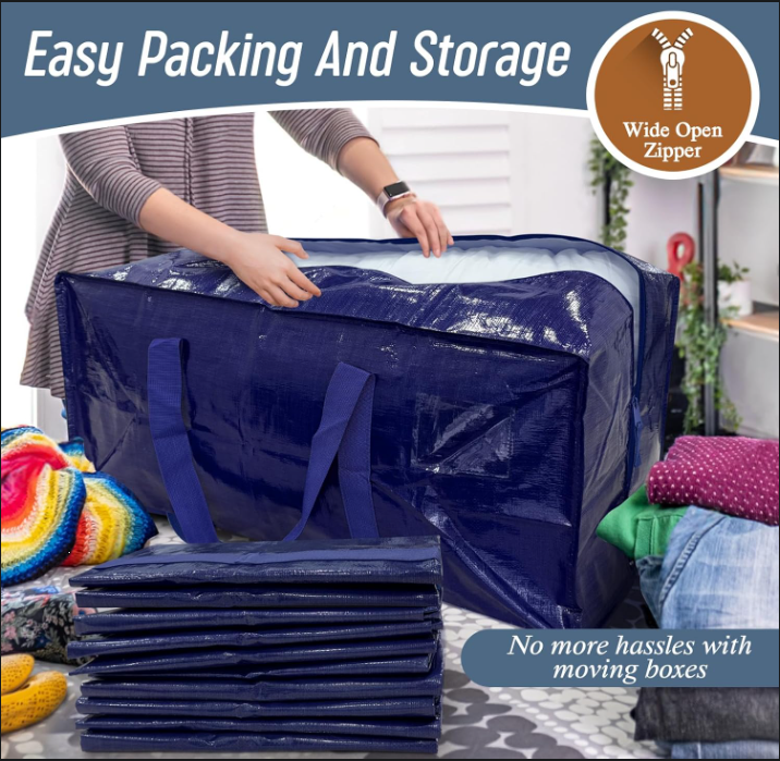 Heavy Duty Moving & Storage Bags (6-Pack)