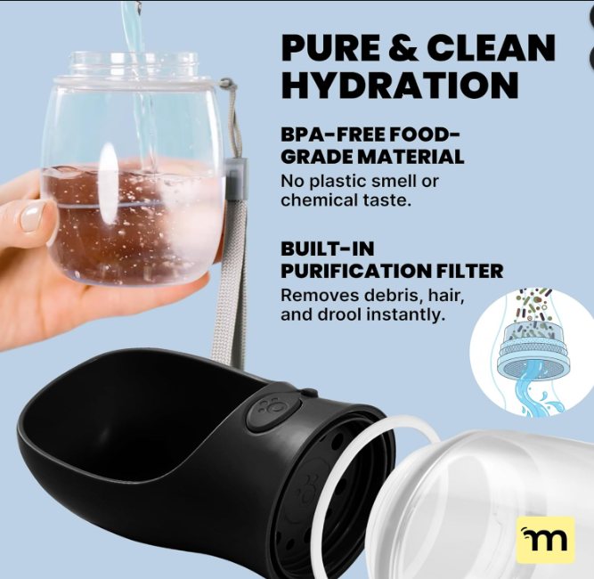 Portable Dog Water Bottle for Travel