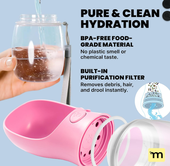 Portable Leak-Proof Dog Water Bottle