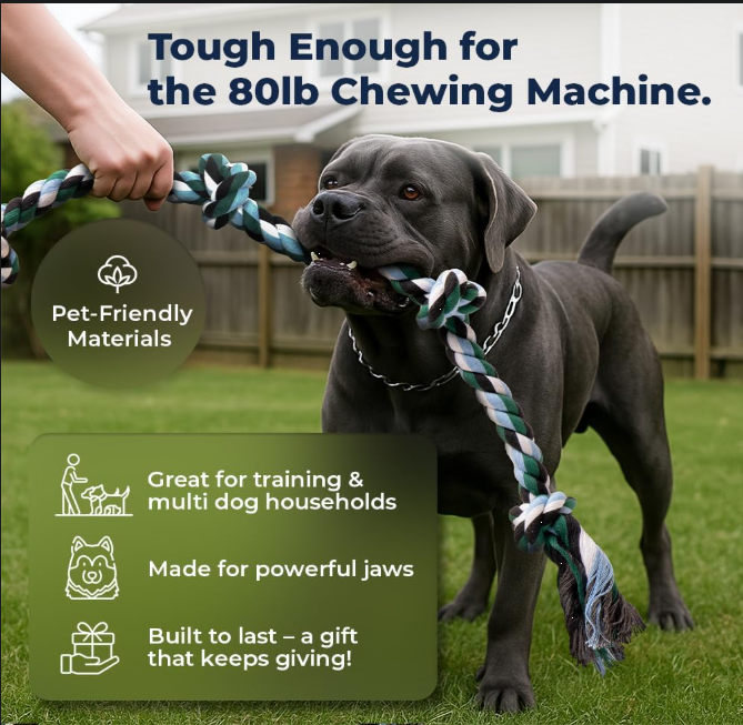 XXL Rope Tug Toy for Large and Aggressive Chewers