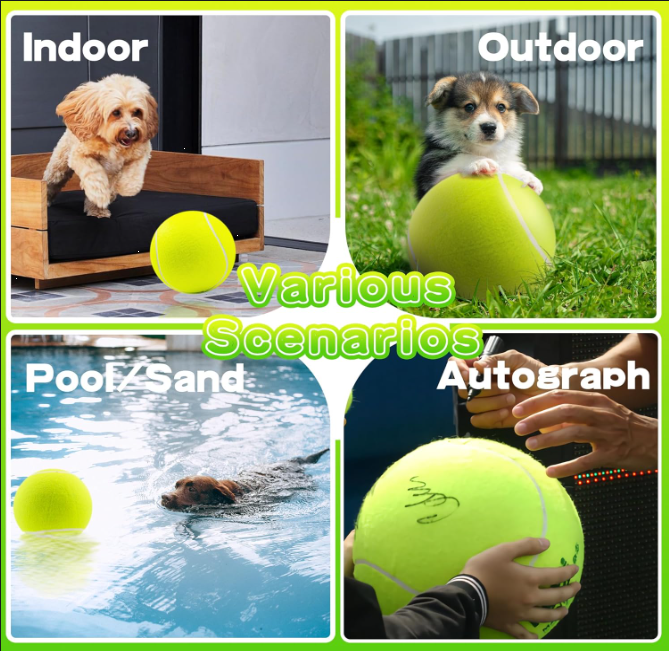 Giant Tennis Ball Toy for Dogs